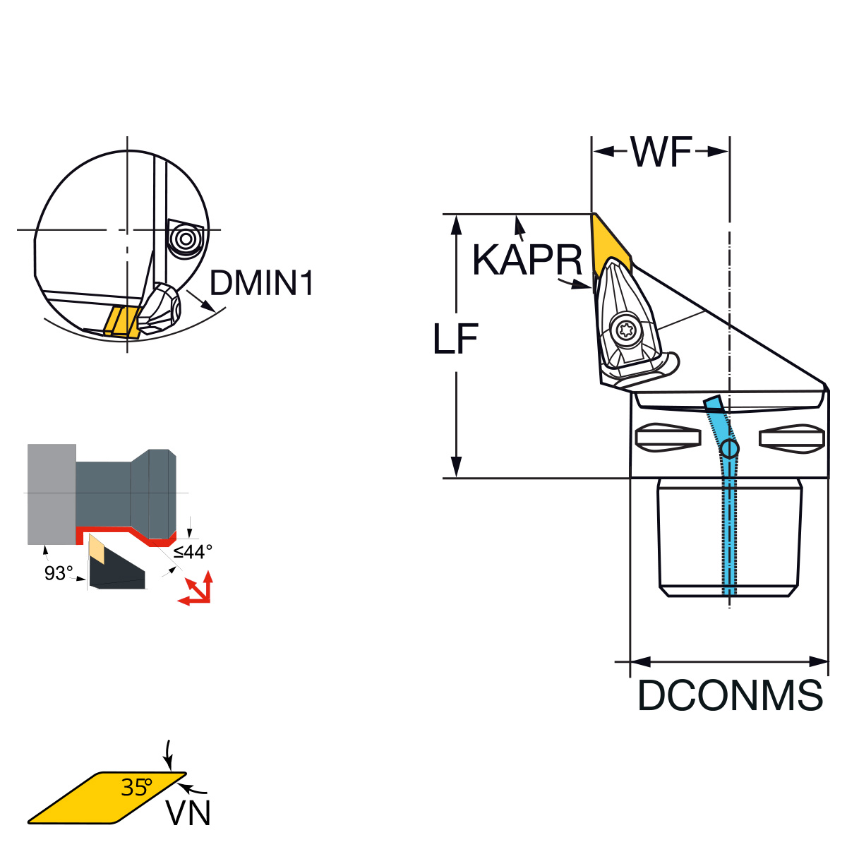 Technische Zeichnung PSK63-DVJNR-45065-16 von Kemmler