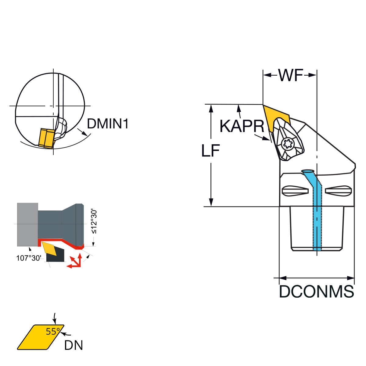 Technische Zeichnung PSK63-DDHNL-45065-15 von Kemmler