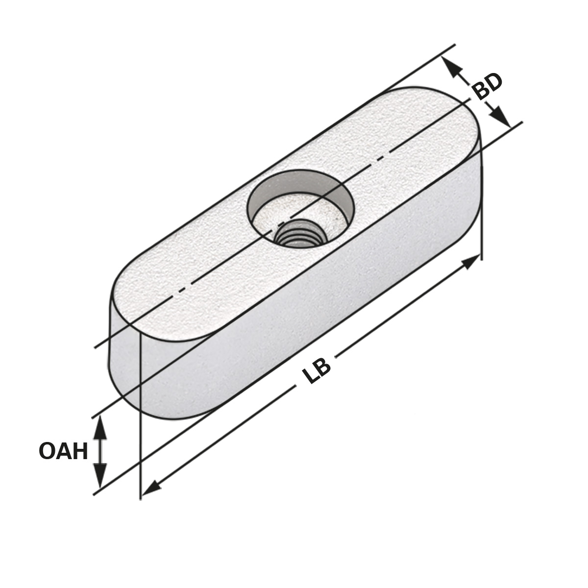 Technische Zeichnung Passfeder 6x6x25 für Kombidorn D= 22 mm von Kemmler