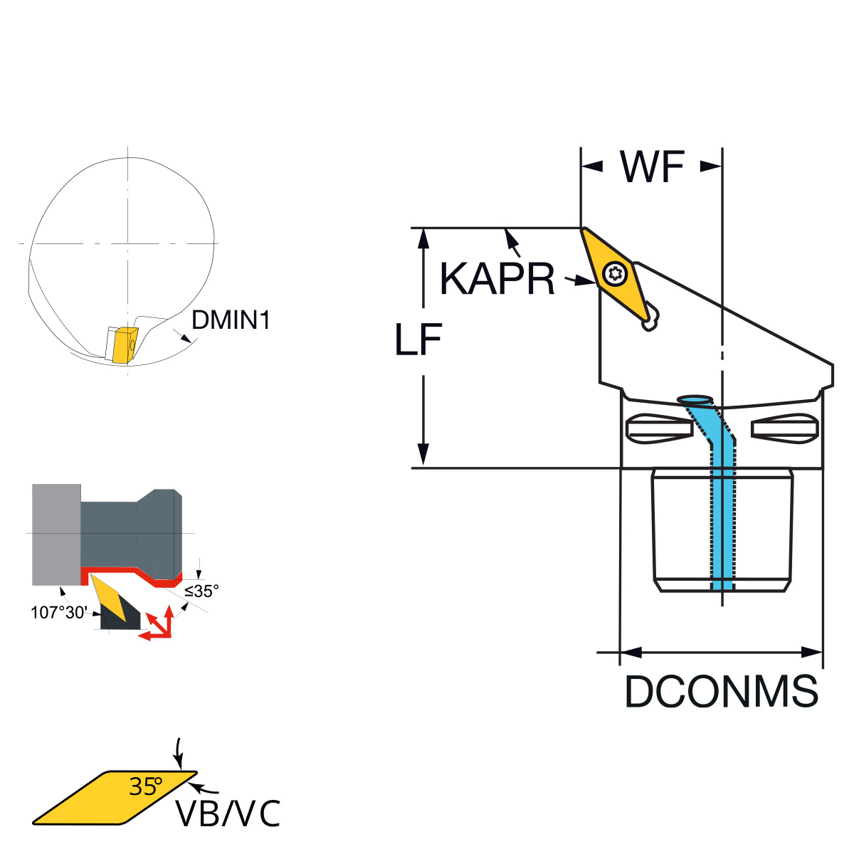 Technische Zeichnung PSK63-SVHBL-45065-16 von Kemmler