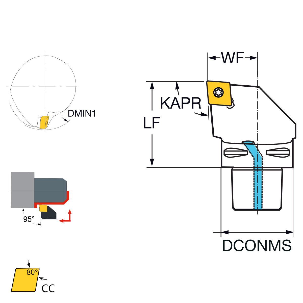 Technische Zeichnung PSK63-SCLCR-45065-12 von Kemmler