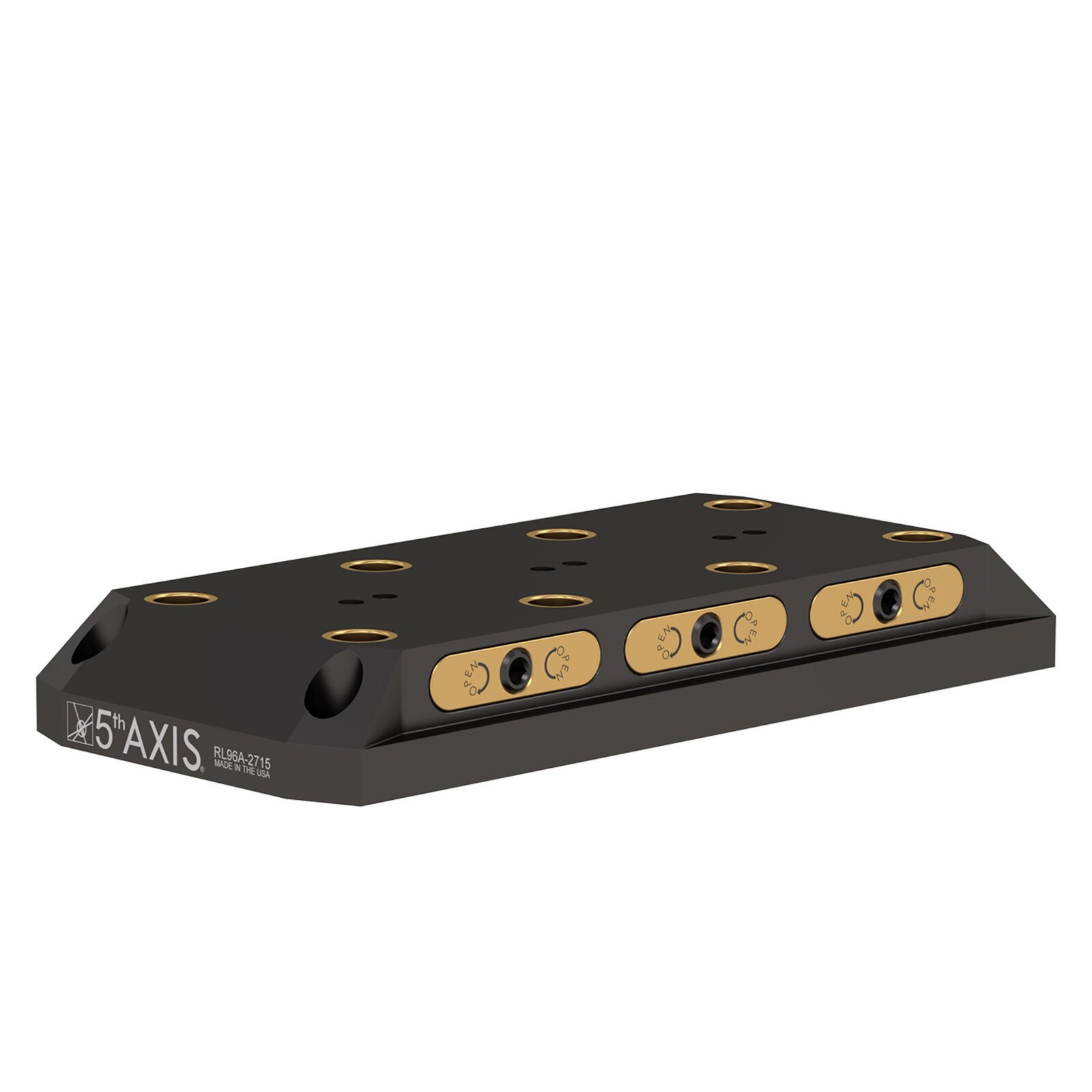 Mehrfach-Erhöhung - 96mm - RockLock 175mm x 240mm x 50mm Aluminium Abstand: 381mm x 126mm