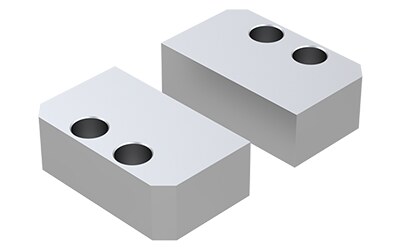 Backenrohling Aluminium für V75100X/V75150X Satz mit 2 Stück.