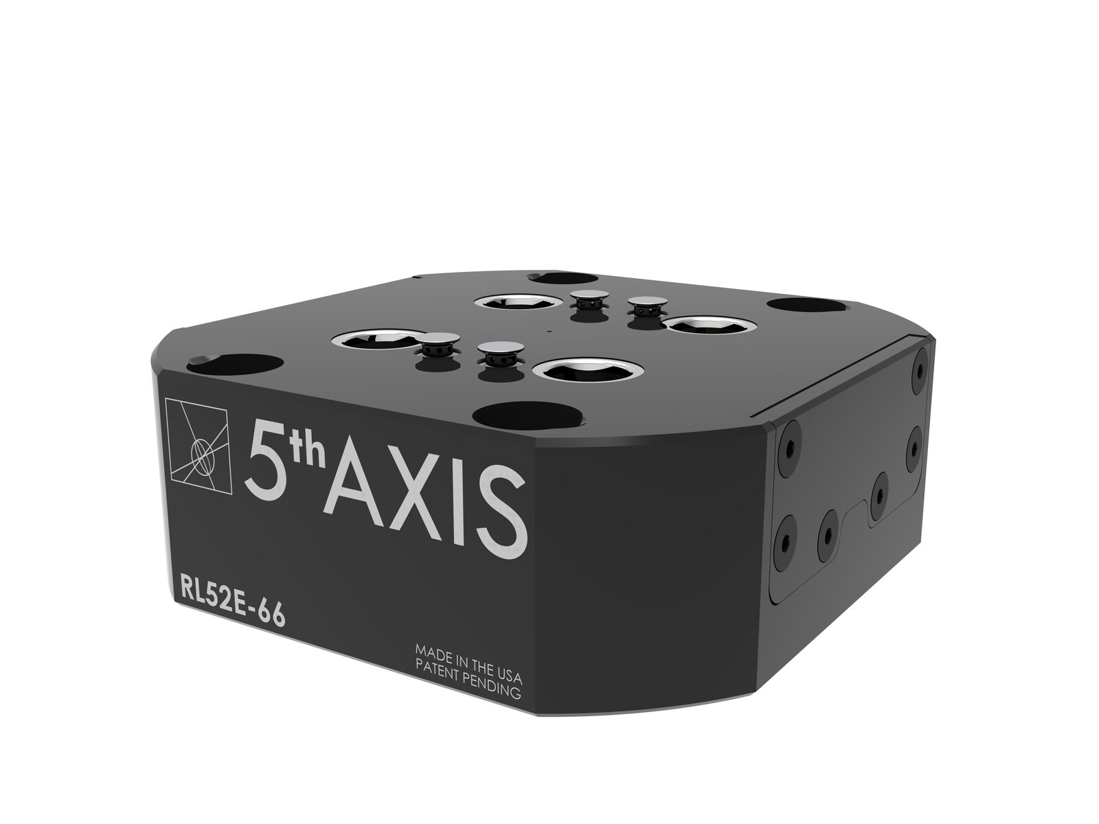 Automation Solutions Nullpunktspannsystem pneumatisch Luftanschluss unten, mit Auswerfern 52mm - RockLock