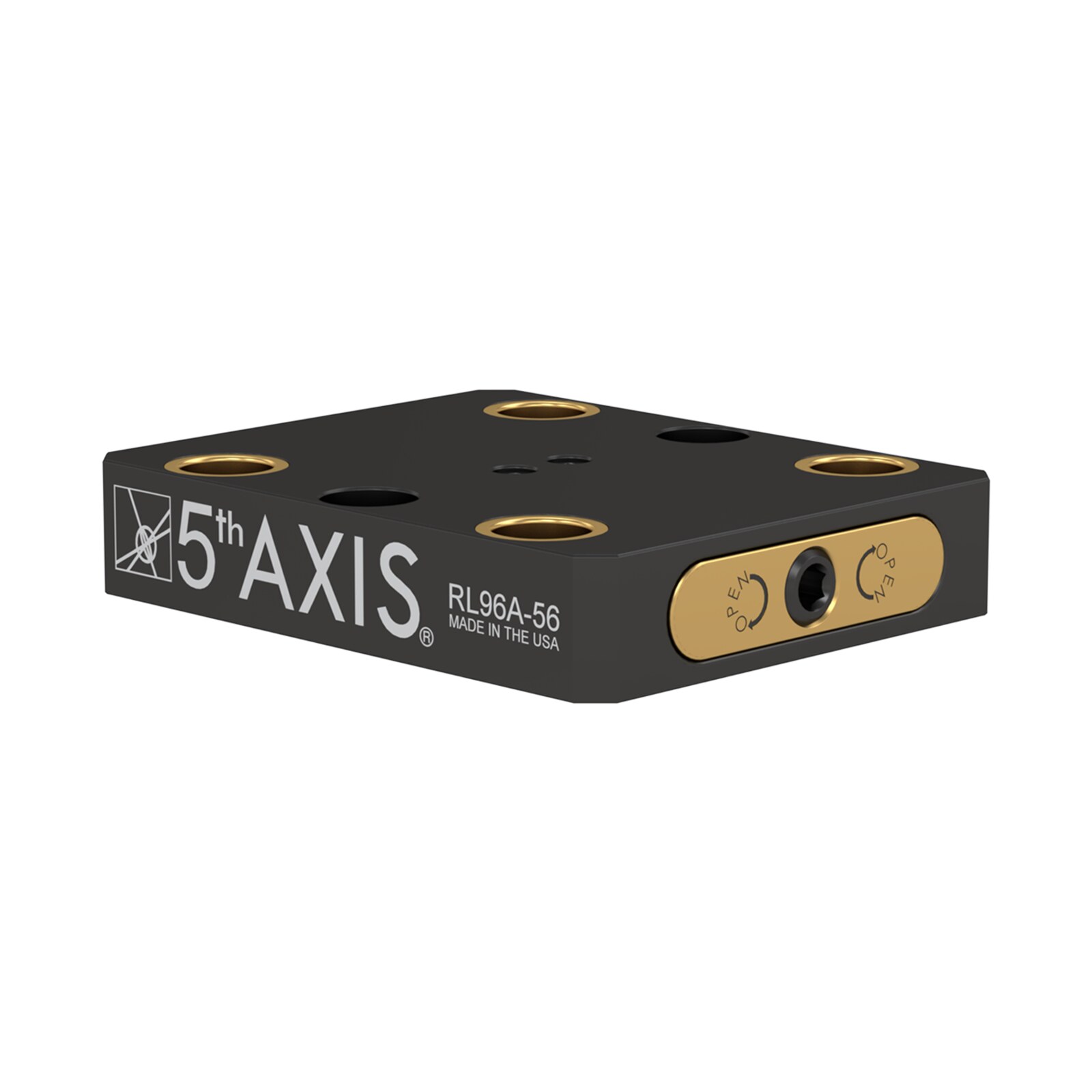 Nullpunktplatte - 96mm - RockLock 158mm x 126mm x 30mm Aluminium
