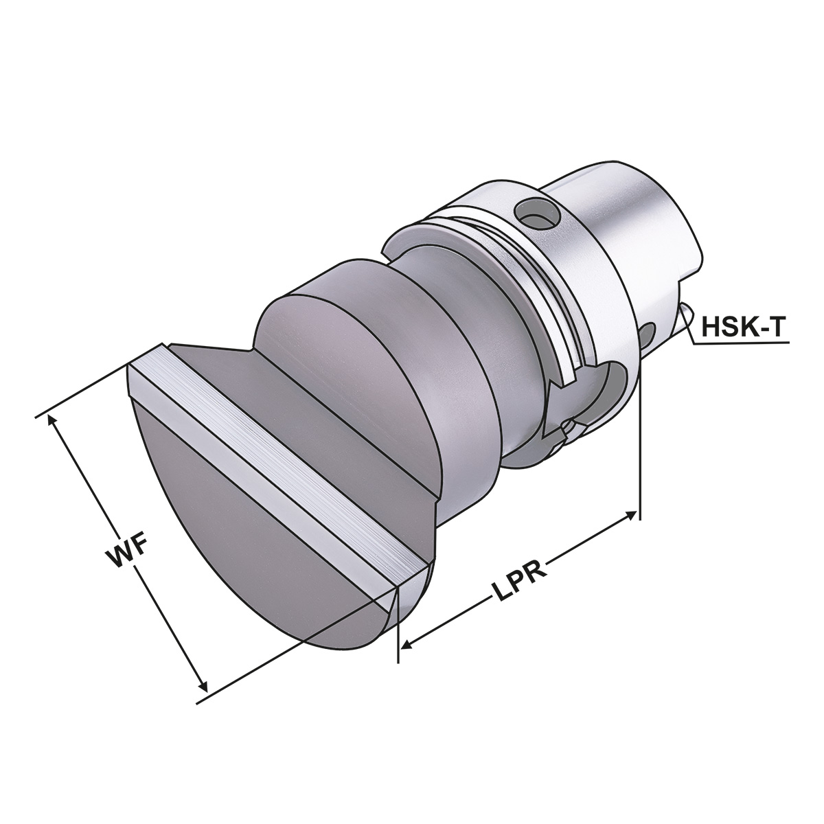 Technische Zeichnung Ausrichtehalter HSK 63-90-90 von Kemmler