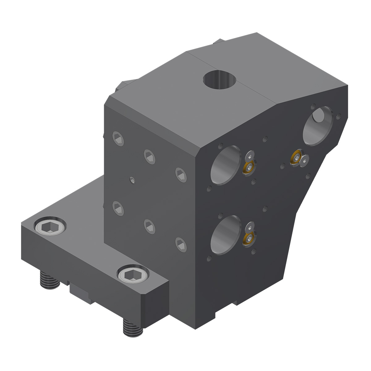 Zylinderschaftaufnahme 3x Spann-Ø25mm BMT65 von Kemmler