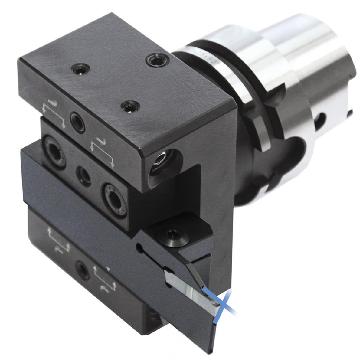 Multi-Drehhalter 90° HSK 63-20-85 mit IK von Kemmler