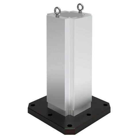 4-Seiten-Spannturm 96mm - RockLock Aluminium 500mm
