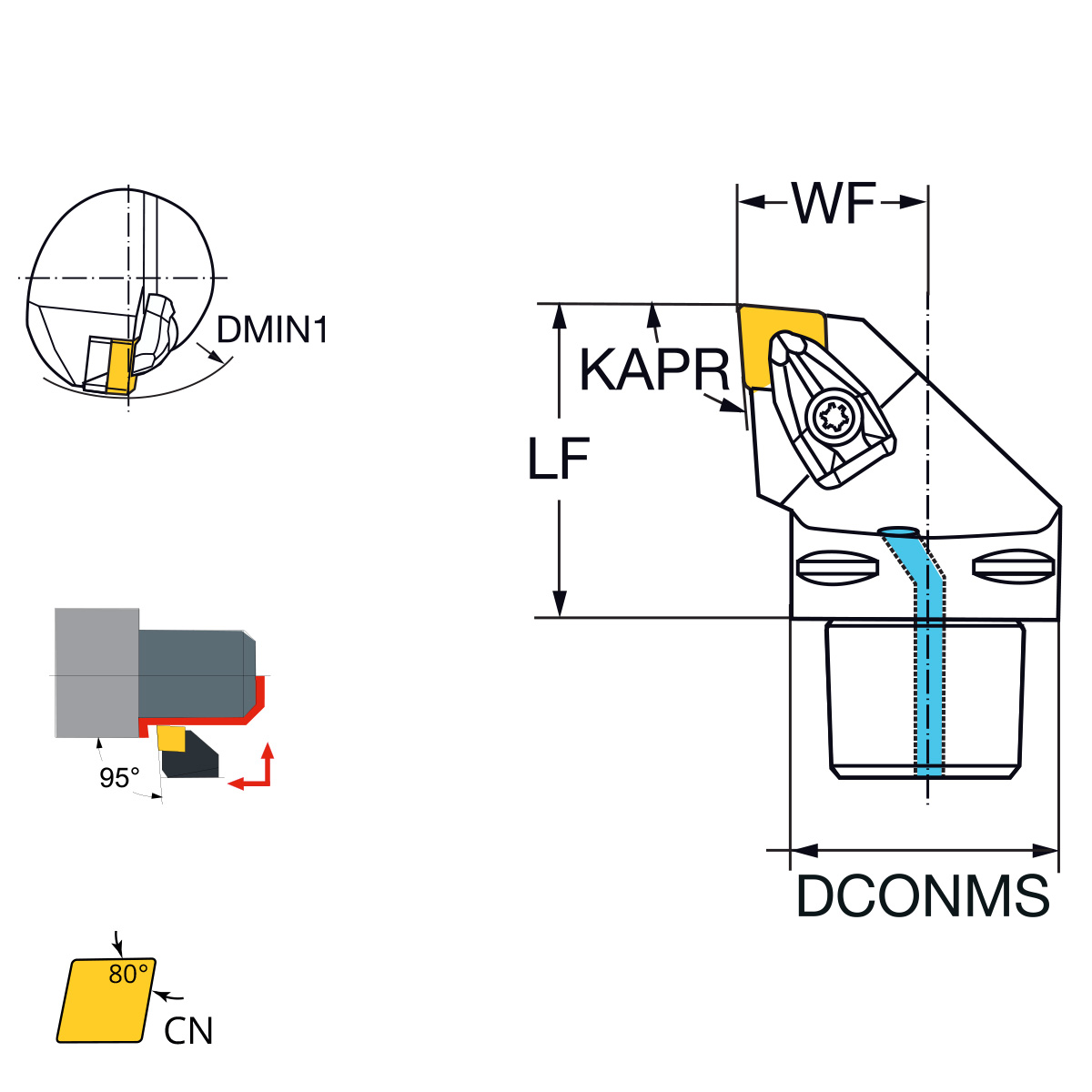 Technische Zeichnung PSK63-DCLNR-45065-12 von Kemmler