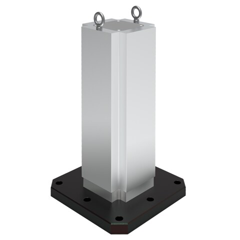 4-Seiten-Spannturm 96mm - RockLock Aluminium 400mm