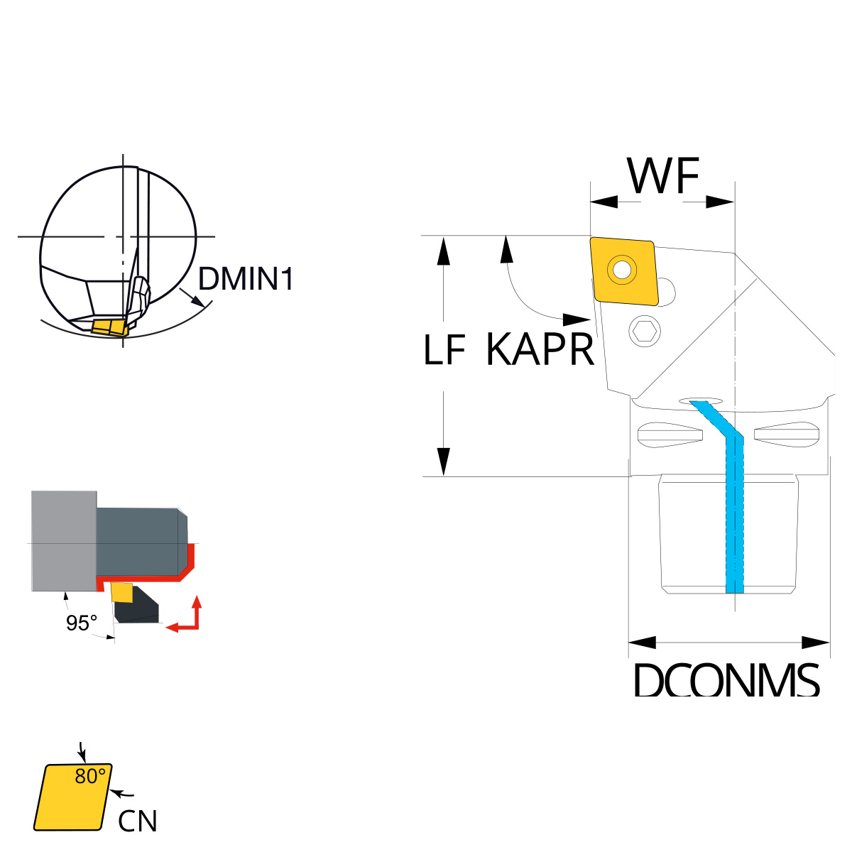 Technische Zeichnung PSK63-PCLNL-45065-19 von Kemmler