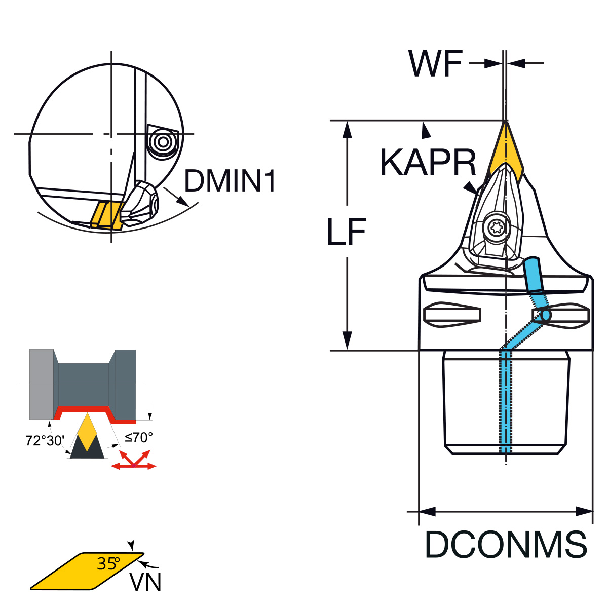 Technische Zeichnung PSK63-DVVNN-00065-16 von Kemmler