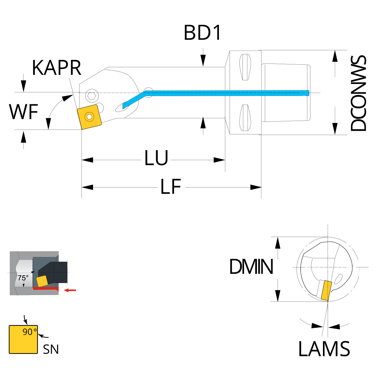 Technische Zeichnung PSK63-PSKNR-22110-12 von Kemmler