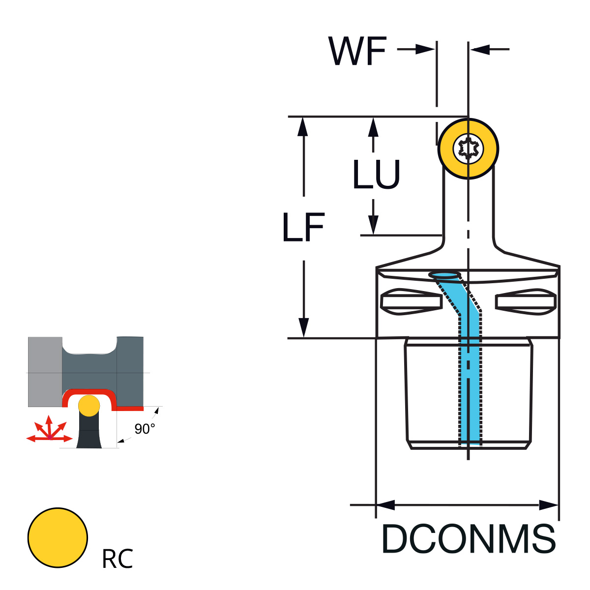 Technische Zeichnung PSK63-SRDCN-00065-10A von Kemmler