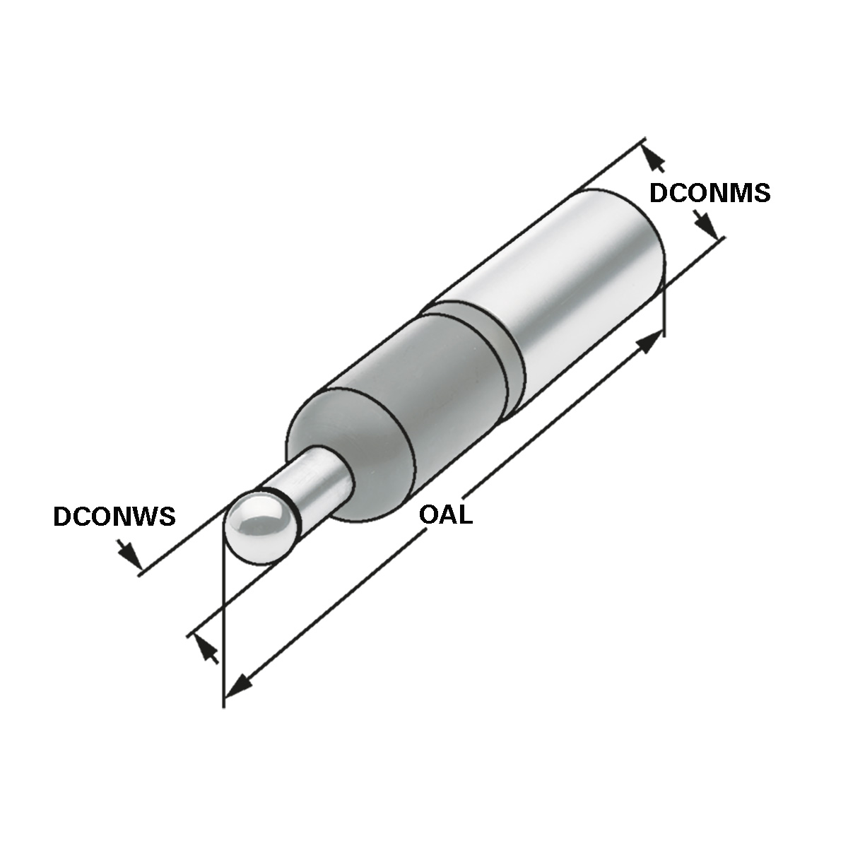 Technische Zeichnung Kantentaster elektronisch 3D 16-111-10 von Kemmler